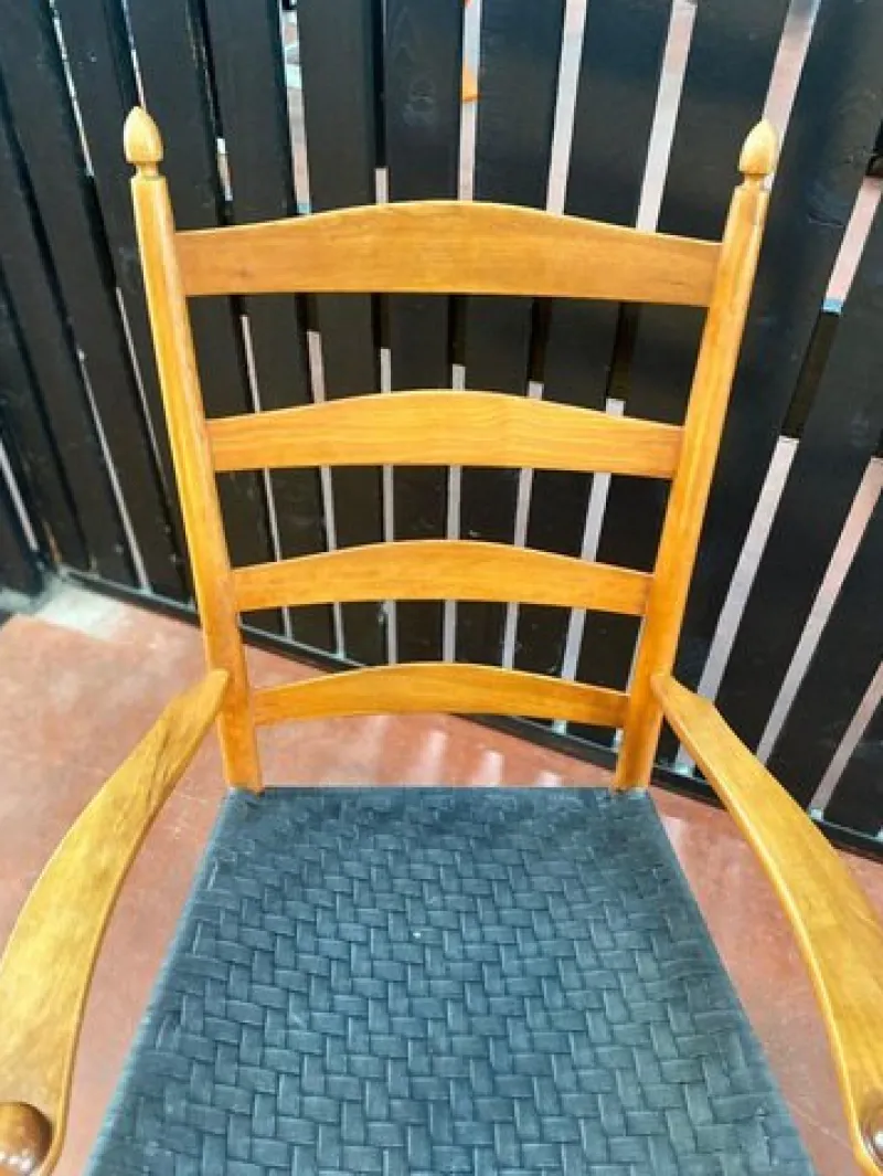 Pamono Cherry Rocking Chair, 1970s> Rocking Chairs
