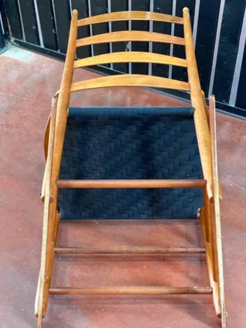 Pamono Cherry Rocking Chair, 1970s> Rocking Chairs
