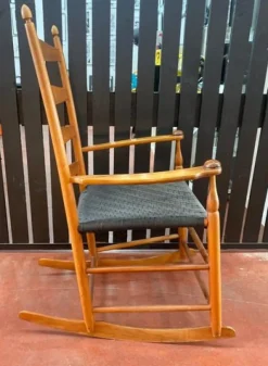 Pamono Cherry Rocking Chair, 1970s><noscript><img width=