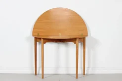 Pamono Cherrywood Card Table by Hans J. Wegner for Fritz Hansen A/S, Denmark, 1968><noscript><img width=