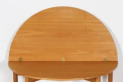 Pamono Cherrywood Card Table by Hans J. Wegner for Fritz Hansen A/S, Denmark, 1968><noscript><img width=