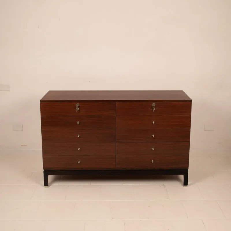 Pamono Chest of Drawers by Ennio Fazzoli for Mim Roma, 1960s> Dressers, Commodes & Chests