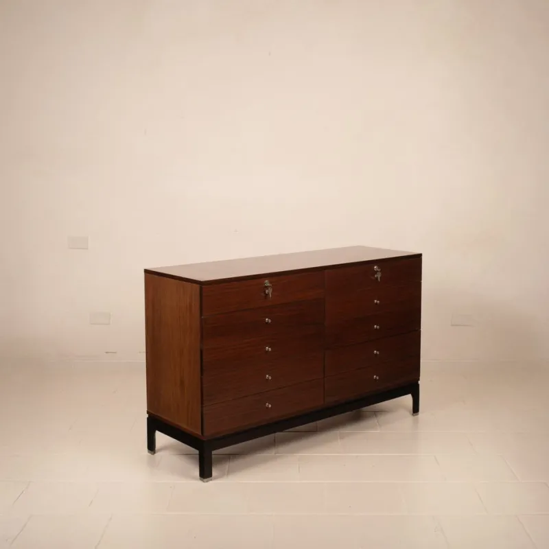 Pamono Chest of Drawers by Ennio Fazzoli for Mim Roma, 1960s> Dressers, Commodes & Chests