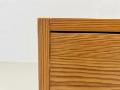 Pamono Chest of Drawers in Pine Veneer from AB Svenska Möbelfabriken, Sweden, 1970s><noscript><img width=