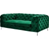 Pamono Chester Two-Seater Sofa in Green Velvet by Europa Antiques> Seating