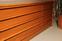 Pamono Chestnut Bedroom Set, 1960s, Set of 3><noscript><img width=