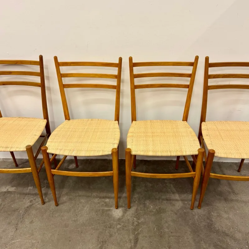Pamono Chiavari Chairs Mod. Gobbetta, Set of 4> Living Room Sets