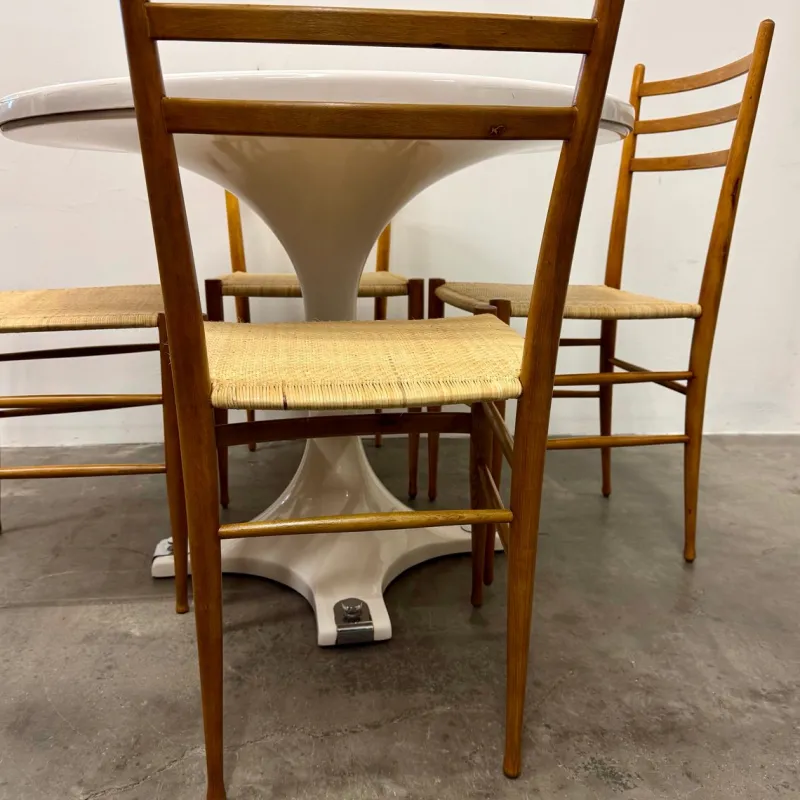 Pamono Chiavari Chairs Mod. Gobbetta, Set of 4> Living Room Sets