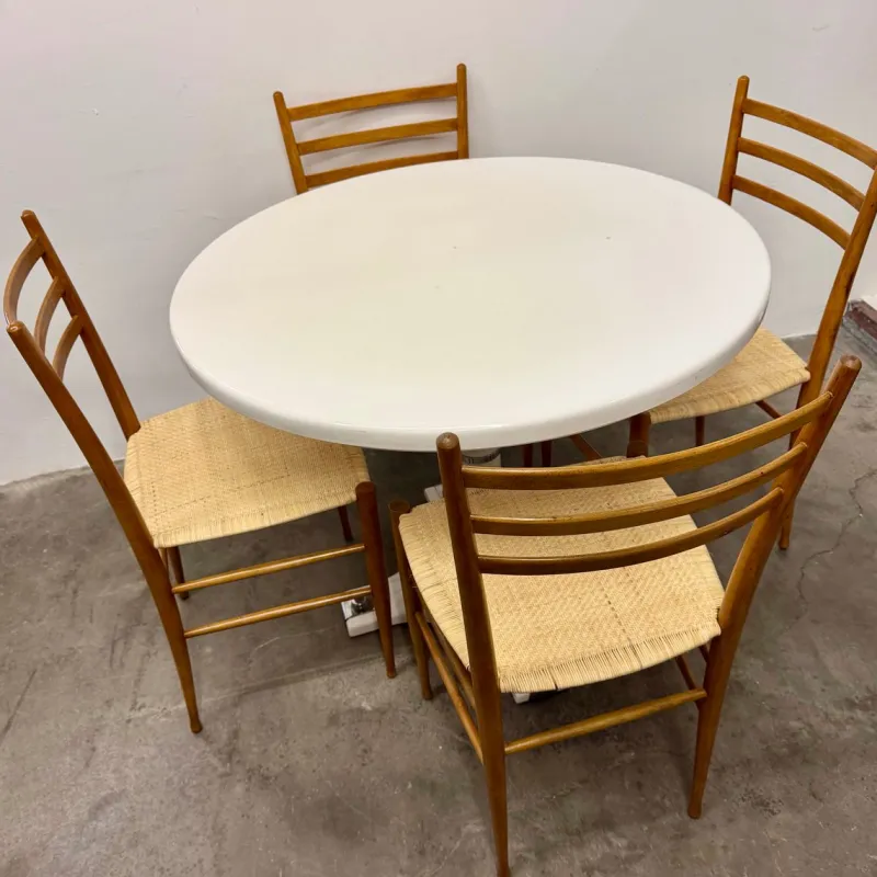 Pamono Chiavari Chairs Mod. Gobbetta, Set of 4> Living Room Sets