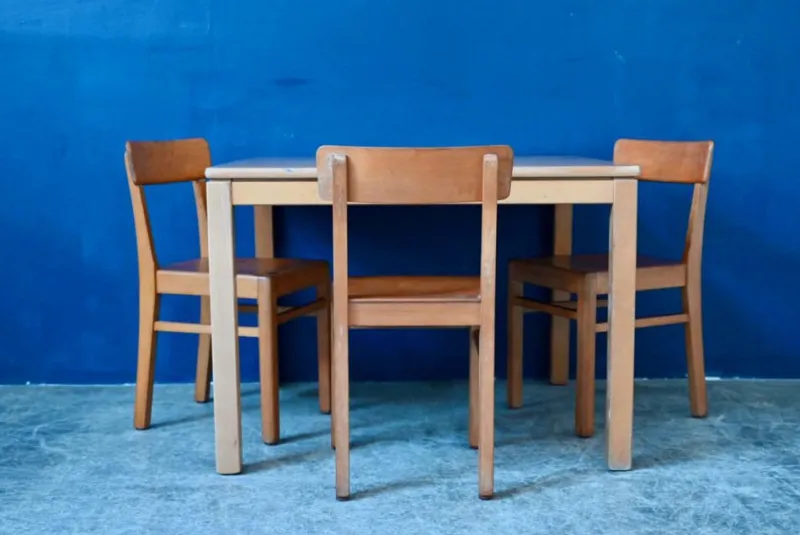 Pamono Childrens Activity Table and Chairs, Set of 4> Children's Tables