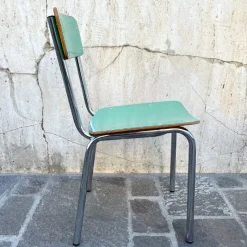 Sale Pamono Children's Chair in Green Formica, 1960s