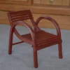 Pamono Children's Chair in Red Bentwood from Baumann, 1930s> Children's Chairs