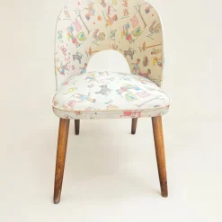Hot Pamono Children's Chair with School Motif, Germany, 1950s