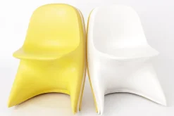 Pamono Childrens Chairs Cassalino by Alexander Begge for Manufacturer Casala, Germany, 1970s, Set of 7><noscript><img width=