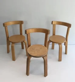 New Pamono Childrens Chairs, 1970s, Set of 3
