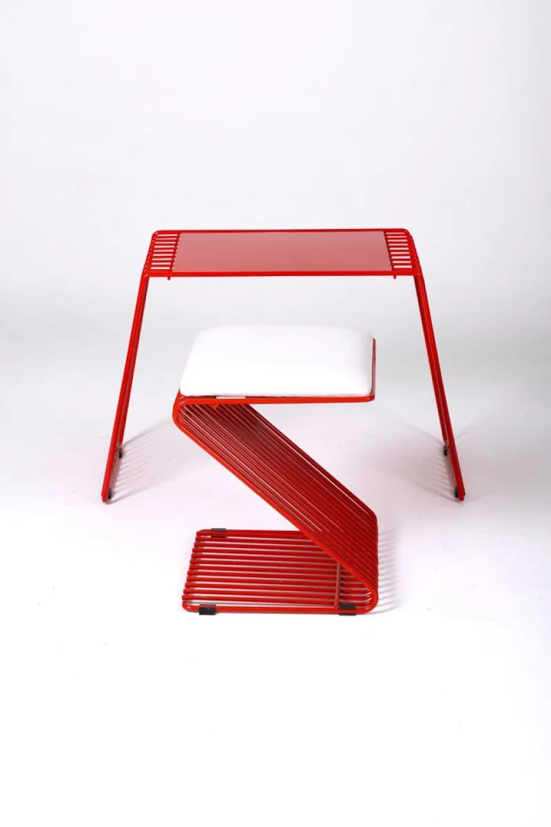 Sale Pamono Children's Desk and Chair by François Arnal for Atelier A, 2000s, Set of 2