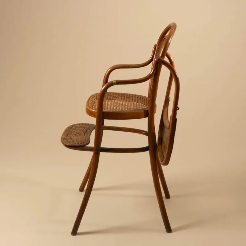 Hot Pamono Children's Dining Chair from Gebrüder Thonet, 1890s