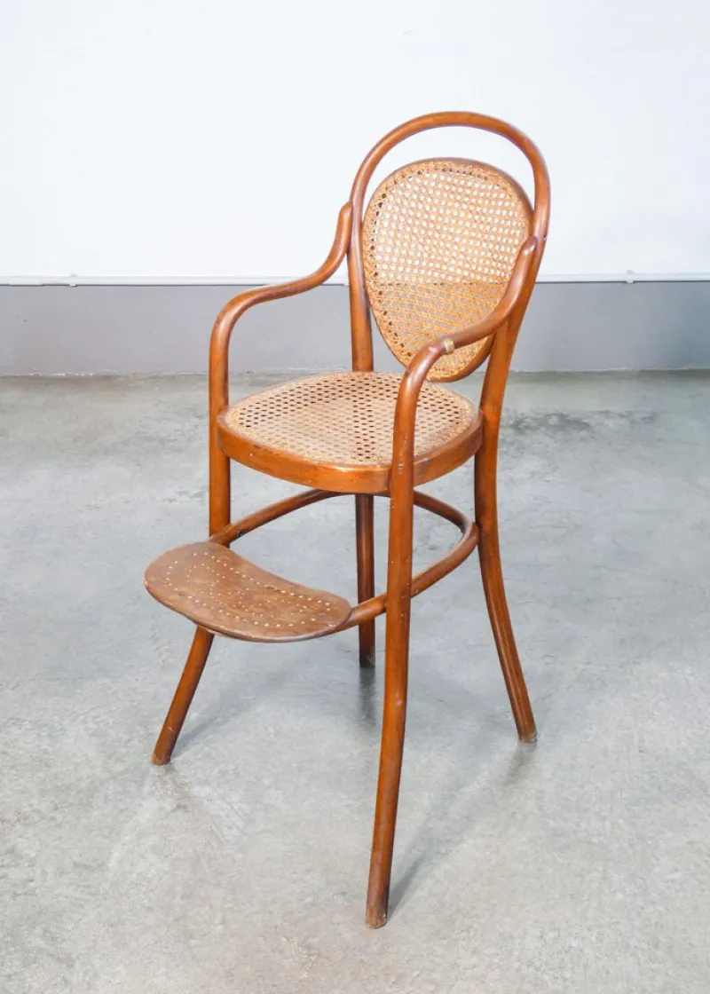 Sale Pamono Childrens High Chair in Beech Wood from Thonet