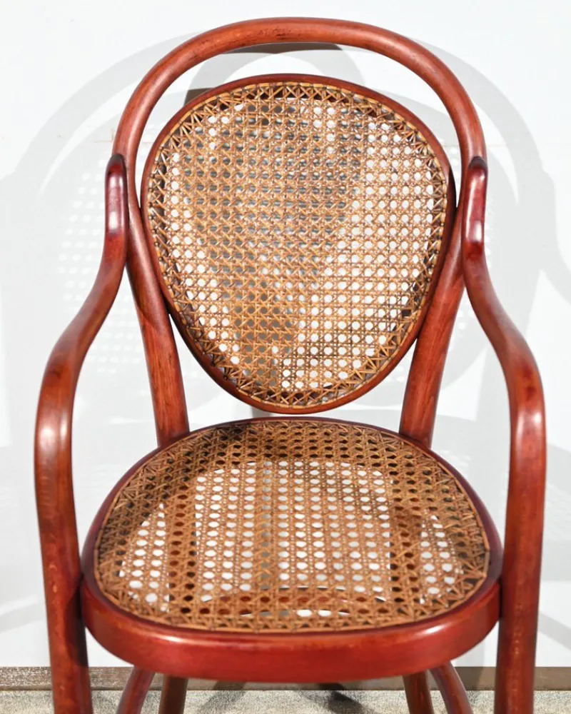 Pamono Children's High Chair in Beech by Michael Thonet for Thonet, 1890s> Children's Chairs
