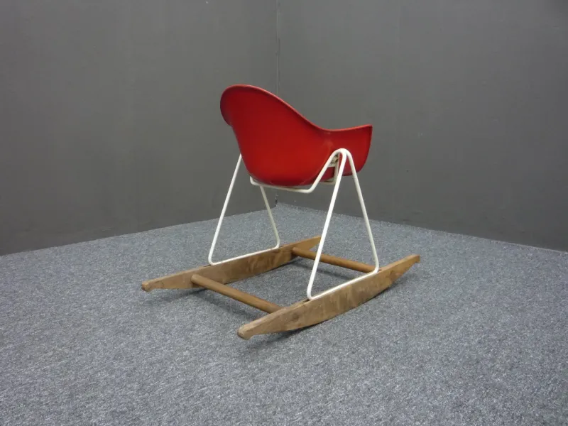 Pamono Children's Rocking Chair by Walter Papst for Wilkhahn, 1950s