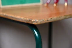 Hot Pamono Children's School Desks, France, 1950s, Set of 2