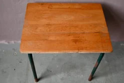 Hot Pamono Children's School Desks, France, 1950s, Set of 2