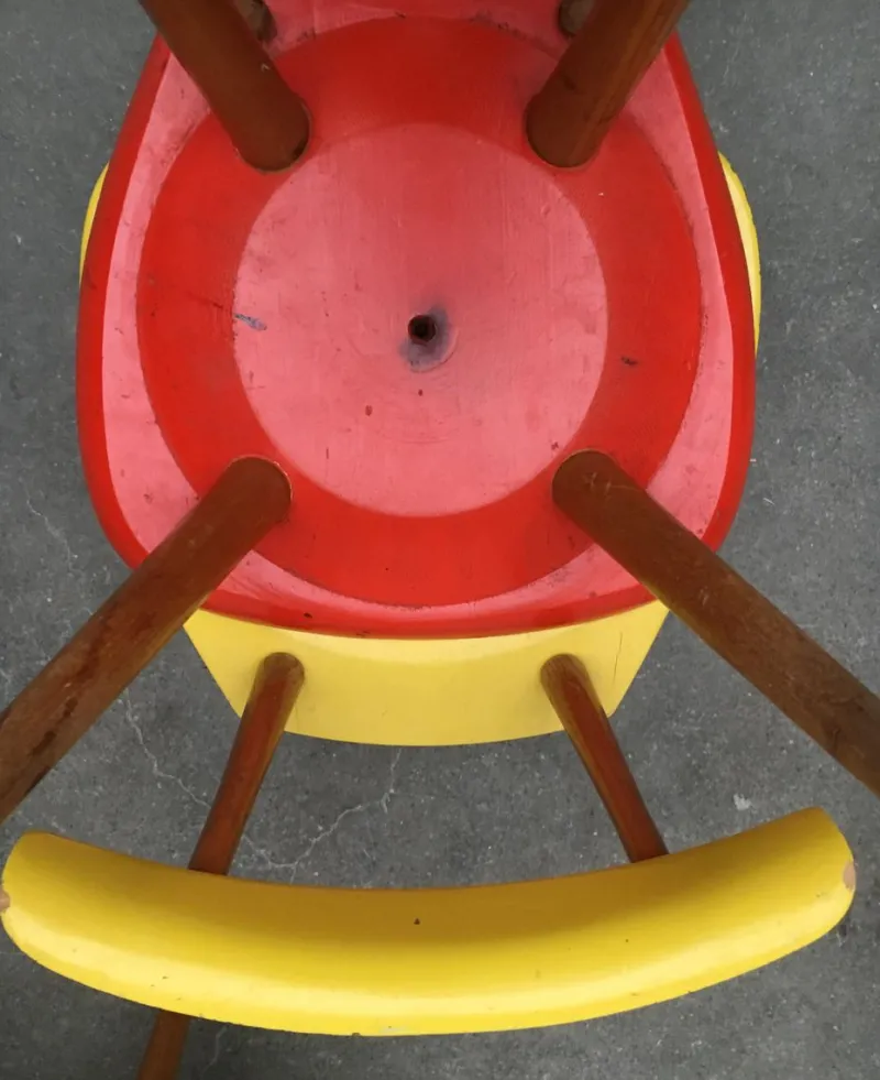 Pamono Children's Table & Chairs Set by Karla Drabsch for Kleid & Raum, 1950s, Set of 5