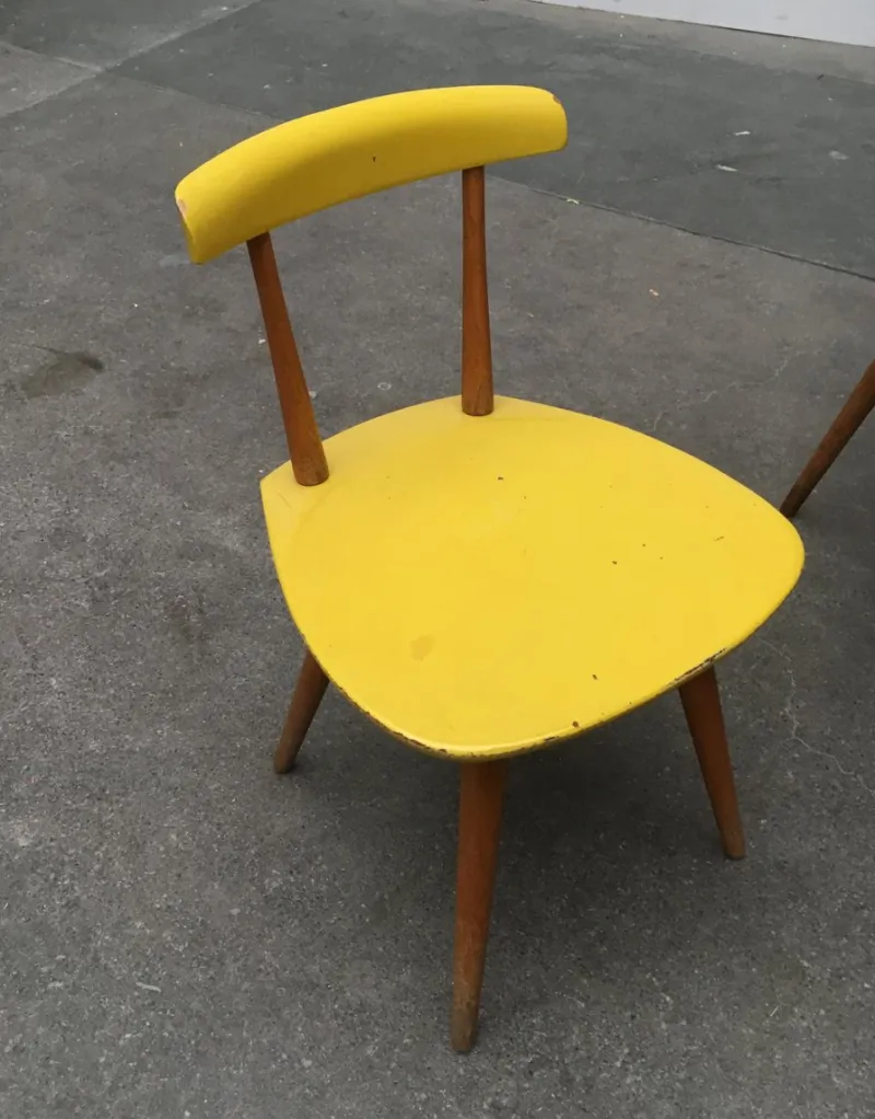 Pamono Children's Table & Chairs Set by Karla Drabsch for Kleid & Raum, 1950s, Set of 5