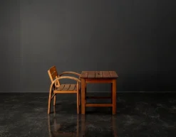 Online Pamono Childrens Table and Chair Set in Beech and Pine, 1960s, Set of 2