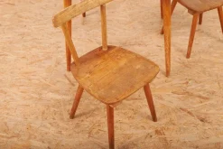Online Pamono Childrens Table and Chairs by Jacob Müller for Wohnhilfe, Set of 3