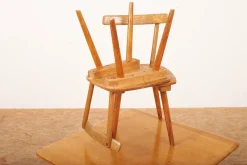 Online Pamono Childrens Table and Chairs by Jacob Müller for Wohnhilfe, Set of 3