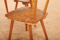 Online Pamono Childrens Table and Chairs by Jacob Müller for Wohnhilfe, Set of 3