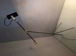 Hot Pamono Chilum Floor Lamp in Brass and Iron by William Pianta for Nahoor, 2010s