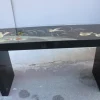 Pamono Chinese Lacquer Console Table with Duck and Plant Decorations, 1970> Console Tables