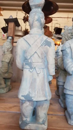 Pamono Chinese Terracotta General Warrior Soldier Statue><noscript><img width=
