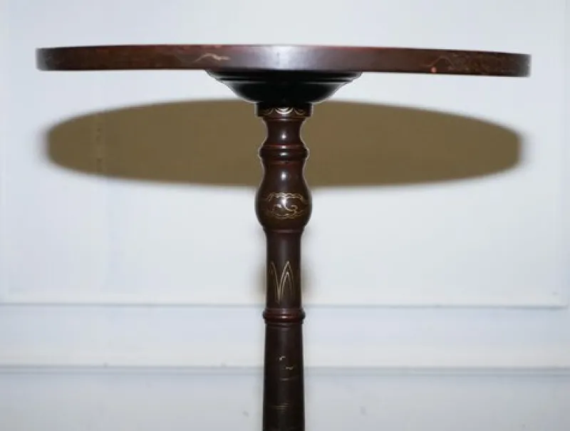 Pamono Chinoiserie Lacquered Side Table> Coffee & Side Tables