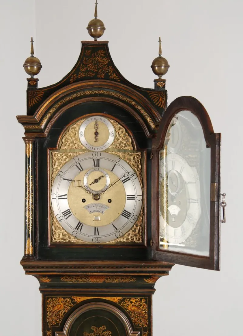 Pamono Chinoiserie Longcase Clock, 1750s> Clocks