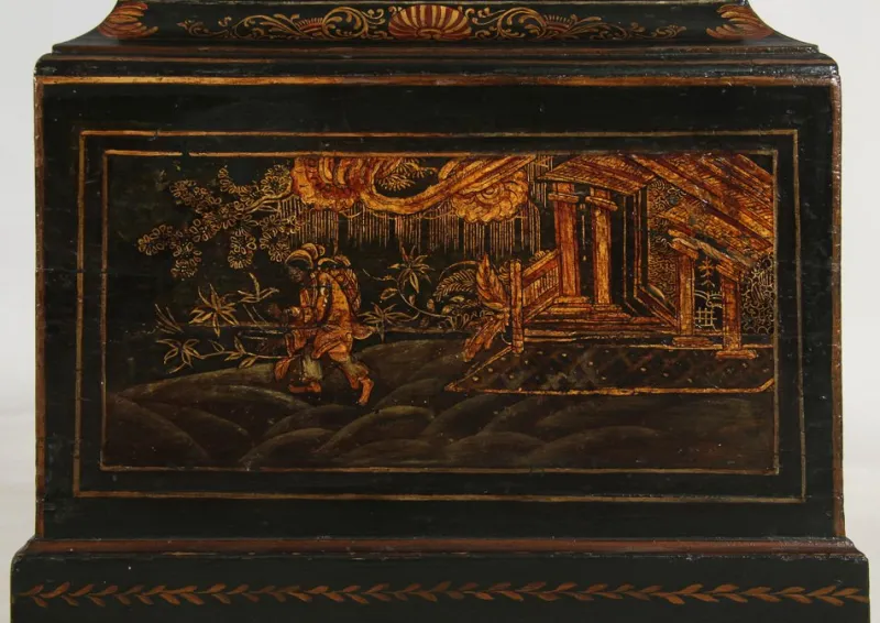Pamono Chinoiserie Longcase Clock, 1750s> Clocks