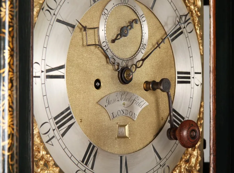 Pamono Chinoiserie Longcase Clock, 1750s> Clocks