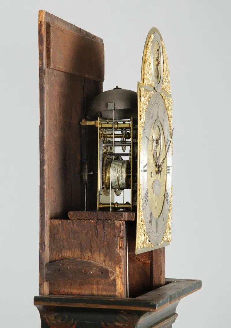 Pamono Chinoiserie Longcase Clock, 1750s> Clocks