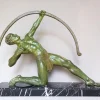 Best Pamono Chiparus, Art Deco Figure, 1920s, Metal on Marble Base