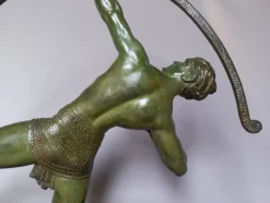 Best Pamono Chiparus, Art Deco Figure, 1920s, Metal on Marble Base