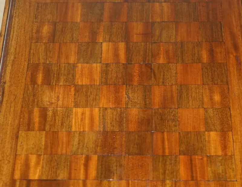 Pamono Chippendale Style Claw & Ball Feet Extending Chess Board Table, 1920s> Game Tables