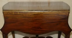 Pamono Chippendale Style Claw & Ball Feet Extending Chess Board Table, 1920s><noscript><img width=