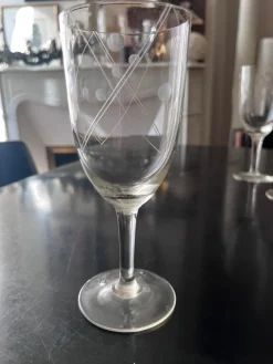 Pamono Chiseled Glasses, 1950s, Set of 20><noscript><img width=
