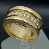 Discount Pamono Chopard Strada Gold Ring with Diamonds, 2000s