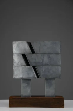 Pamono Chris Verbeek, Broken I, 1977, Zinc and Wood
