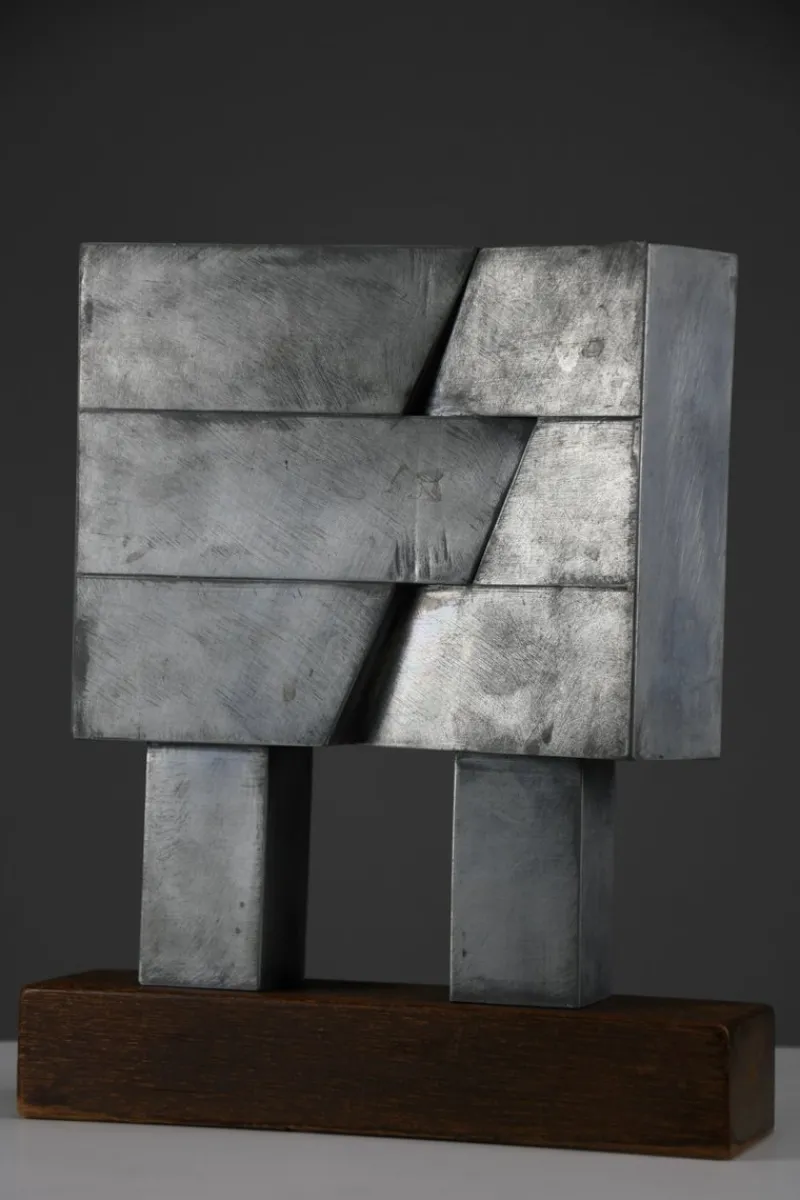 Pamono Chris Verbeek, Broken I, 1977, Zinc and Wood