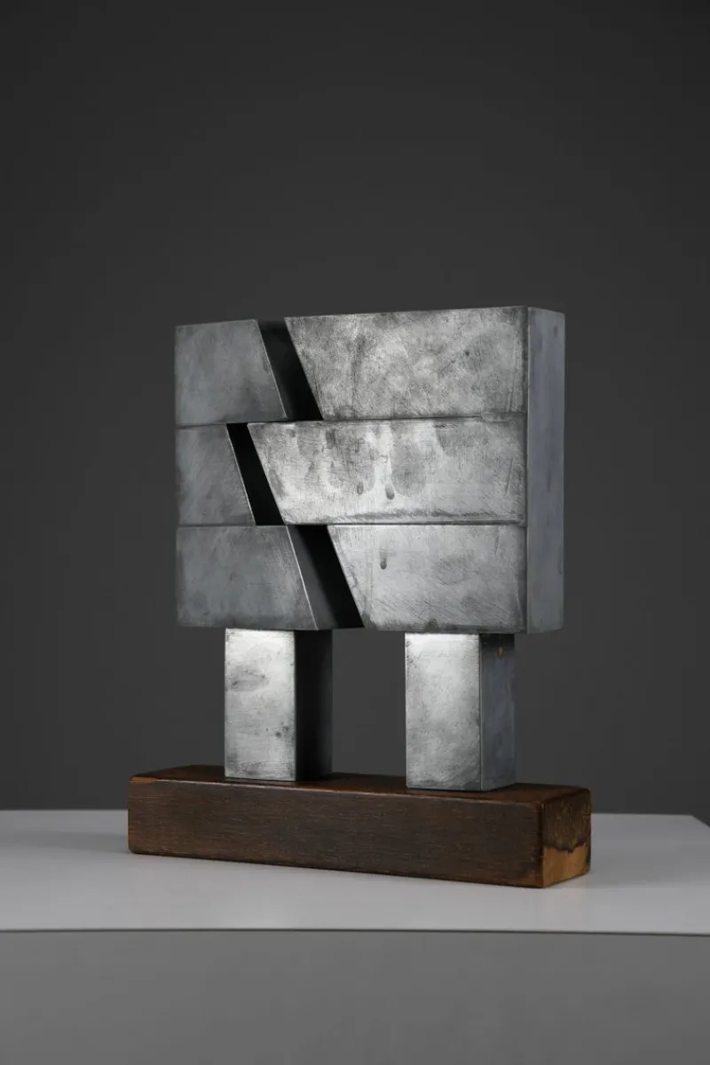 Pamono Chris Verbeek, Broken I, 1977, Zinc and Wood