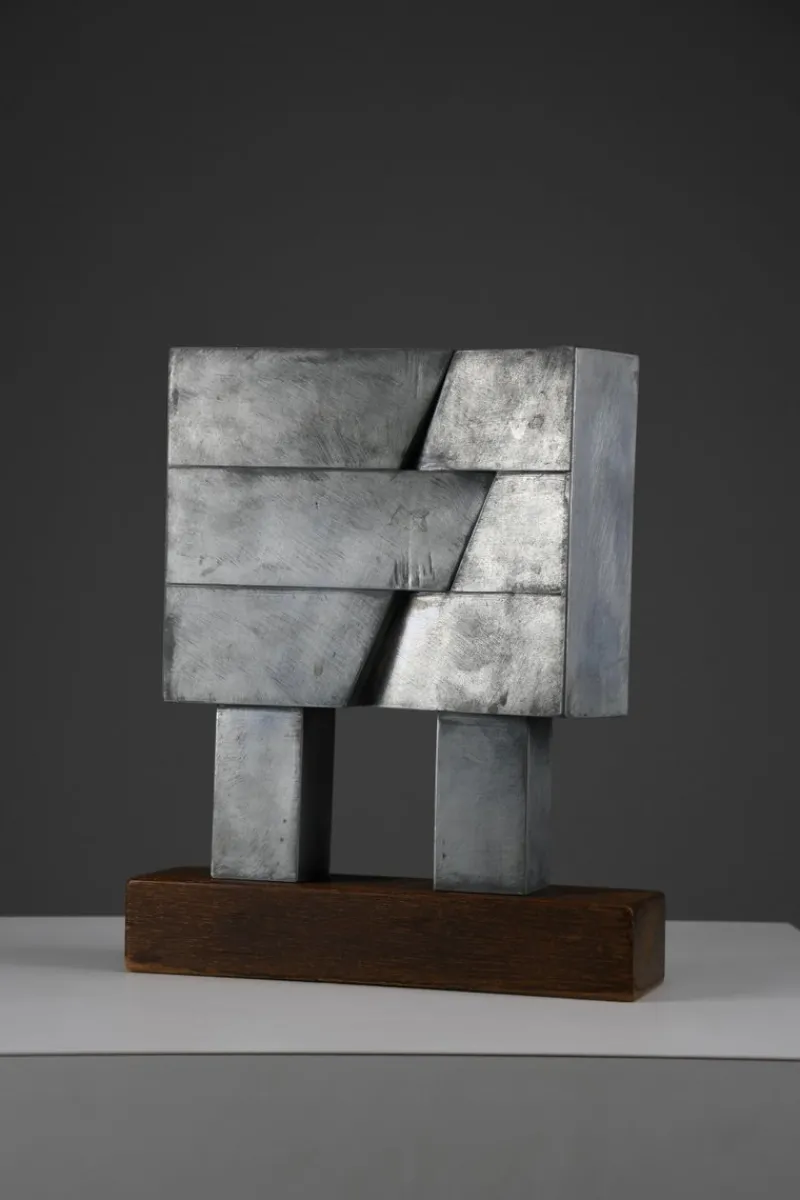 Pamono Chris Verbeek, Broken I, 1977, Zinc and Wood